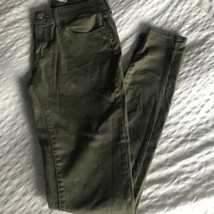 Levi 710 Super Skinny pants in Olive